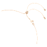 Collana Constella, Crystal Pearl, tagli Round, Bianca, Placcato color oro rosa - Swarovski, 5729504