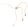 Bransoletka Tennis Matrix, Kryształowa perła, Szlify okrągłe, Biała, Powłoka w odcieniu różowego złota - Swarovski, 5729506