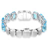 Relógio, Pulseira de corte octagonal, Azul, Aço inoxidável - Swarovski, 5729722