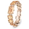 Watch, Octagon cut bracelet, Brown, Champagne gold-tone finish - Swarovski, 5729841