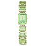 Ceas, Brățară cu tăietură octogonală, Verde, Finisaj auriu de culoarea șampaniei - Swarovski, 5729842