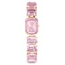 Watch, Octagon cut bracelet, Pink, Rose gold-tone finish - Swarovski, 5729843