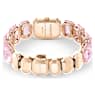 Watch, Octagon cut bracelet, Pink, Rose gold-tone finish - Swarovski, 5729843