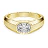 Eternity band ring, Lab-grown diamonds 1.0 ct tw, Octagon shape, 18K yellow gold - Swarovski, 5730224