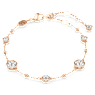 Imber 브레이슬릿, 라운드 컷, 화이트, 로즈골드 톤 플래팅 - Swarovski, 5730677