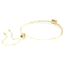 Bracelet Tennis Matrix, Tailles variées, Caramel, Placage de ton or - Swarovski, 5730699