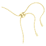 Matrix Tennis bracelet, Round cut, White, Gold-tone plated - Swarovski, 5730709