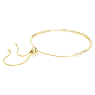 Matrix Tennis bracelet, Round cut, White, Gold-tone plated - Swarovski, 5730709