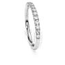 Eternity band ring, Lab-grown diamonds 0.43 ct tw, Round shape, Sterling silver - Swarovski, 5731063