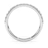 Eternity band ring, Lab-grown diamonds 0.43 ct tw, Round shape, Sterling silver - Swarovski, 5731063