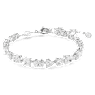 Mesmera 手鏈, 混合式切割, 白色, 鍍白金色 - Swarovski, 5731959