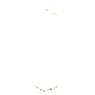 Constella necklace, Mixed cuts, Green, Gold-tone plated - Swarovski, 5732247