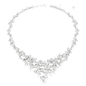 Constella necklace, Mixed cuts, Clasp, White, Rhodium plated - Swarovski, 5732249