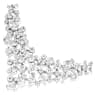 Constella necklace, Mixed cuts, Clasp, White, Rhodium plated - Swarovski, 5732249