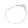 Constella necklace, Mixed cuts, Clasp, White, Rhodium plated - Swarovski, 5732249