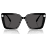 Sunglasses, Square shape, SK6032, Black - Swarovski, 5732335