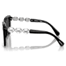 Sunglasses, Square shape, SK6032, Black - Swarovski, 5732335