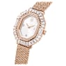 Matrix Octagon horloge, Metalen armband, Roségoudkleurig, Roségoudkleurige afwerking - Swarovski, 5732497