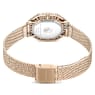 Matrix Octagon watch, Metal bracelet, Gold tone, Champagne gold-tone finish - Swarovski, 5732501