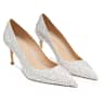 Lodička STUART WEITZMAN Stuart Power Shine, Bílá - Swarovski, 5733411
