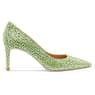 STUART WEITZMAN Stuart Power Shine pump, Green - Swarovski, 5733421
