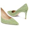 STUART WEITZMAN Stuart Power Shine pump, Green - Swarovski, 5733421