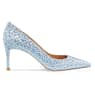 STUART WEITZMAN Stuart Power Shine pump, Blue - Swarovski, 5733434