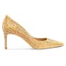 STUART WEITZMAN Stuart Power Shine pump, Yellow - Swarovski, 5733448