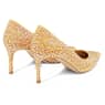 STUART WEITZMAN Stuart Power Shine pump, Yellow - Swarovski, 5733448