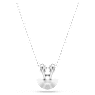Pendentif Bella V, Taille ronde, Bleu, Métal rhodié - Swarovski, 5734232