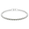 Bracciale Tennis Imber Emily, Taglio Round, Nero, Placcato rodio - Swarovski, 5734238