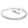 Imber Emily Tennis bracelet, Round cut, Black, Rhodium plated - Swarovski, 5734238