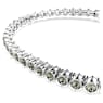 Bracciale Tennis Imber Emily, Taglio Round, Nero, Placcato rodio - Swarovski, 5734238