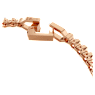 Imber Emily Tennis bracelet, Round cut, Black, Rose gold-tone plated - Swarovski, 5734240