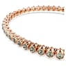 Imber Emily Tennis bracelet, Round cut, Black, Rose gold-tone plated - Swarovski, 5734240