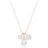 Mesmera pendant, Mixed cuts, White, Rose gold-tone plated - Swarovski, 5734245