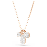 Mesmera pendant, Mixed cuts, White, Rose gold-tone plated - Swarovski, 5734245