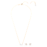 Set Mesmera, Taglio Pear, Taglio ottagonale, Bianco, Placcato color oro rosa - Swarovski, 5734246