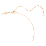 Set Mesmera, Taglio Pear, Taglio ottagonale, Bianco, Placcato color oro rosa - Swarovski, 5734246