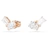 Set Mesmera, Taglio Pear, Taglio ottagonale, Bianco, Placcato color oro rosa - Swarovski, 5734246