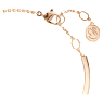 Mesmera bangle, Mixed cuts, White, Rose gold-tone plated