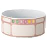 Idyllia cereal bowl, Porcelain, Crystal print motif, Gemstone, Multicolored - Swarovski, 5735516