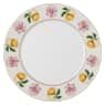 Idyllia dinner plate, Porcelain, Crystal print motif, Lily citron, Multicolored - Swarovski, 5735517