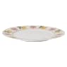 Idyllia dinner plate, Porcelain, Crystal print motif, Lily citron, Multicolored - Swarovski, 5735517