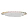 Idyllia platter, Porcelain, Crystal print motif, Gemstone, Large, Multicolored - Swarovski, 5735521