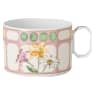 Idyllia teacup with saucer, Porcelain, Crystal print motif, Bouquet, Multicolored - Swarovski, 5735524
