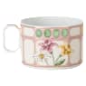 Idyllia teacup with saucer, Porcelain, Crystal print motif, Bouquet, Multicolored - Swarovski, 5735524