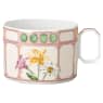 Tazza combi con piattino Idyllia, Porcellana, Motivo con stampa in cristallo, bouquet, Multicolore - Swarovski, 5735525