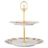 Étagère Idyllia, Porțelan, Motiv imprimat cu cristal, crin lămâie, Mică, Multicoloră - Swarovski, 5735529