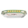 Idyllia tray, Porcelain, Crystal print motif, Flycatcher, Large, Multicolored - Swarovski, 5735531